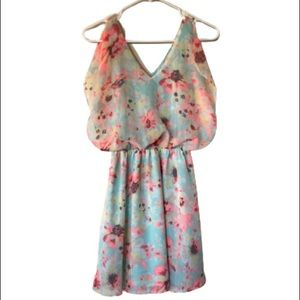 Pastel Floral Dress by Candie’s Size S